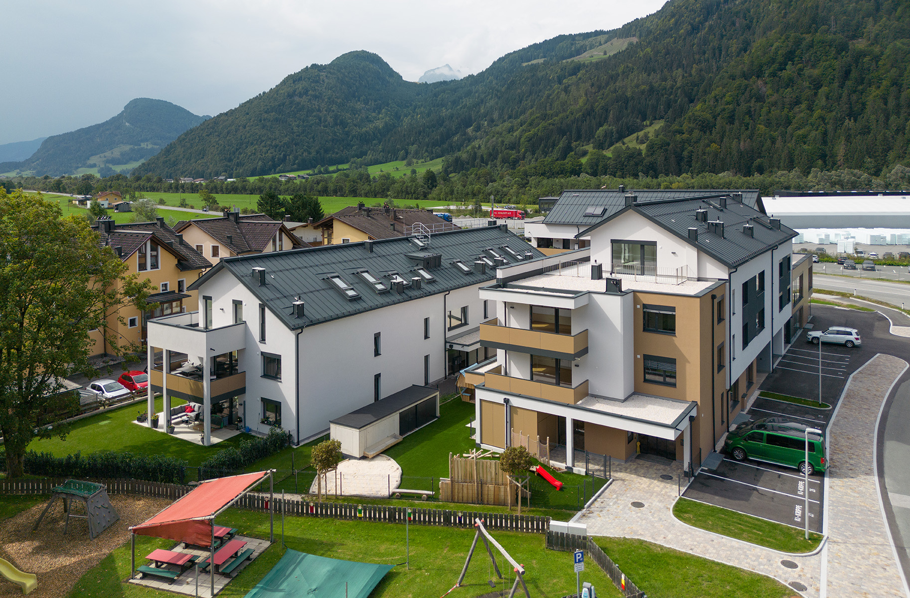 Wohnprojekt Erpendorf Mitte Komplettansicht